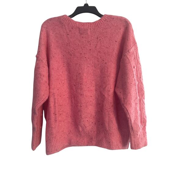 NWT Old Navy Plus Size Pink Sweater Crew Neck 5% Wool Size 2X - Picture 2 of 5